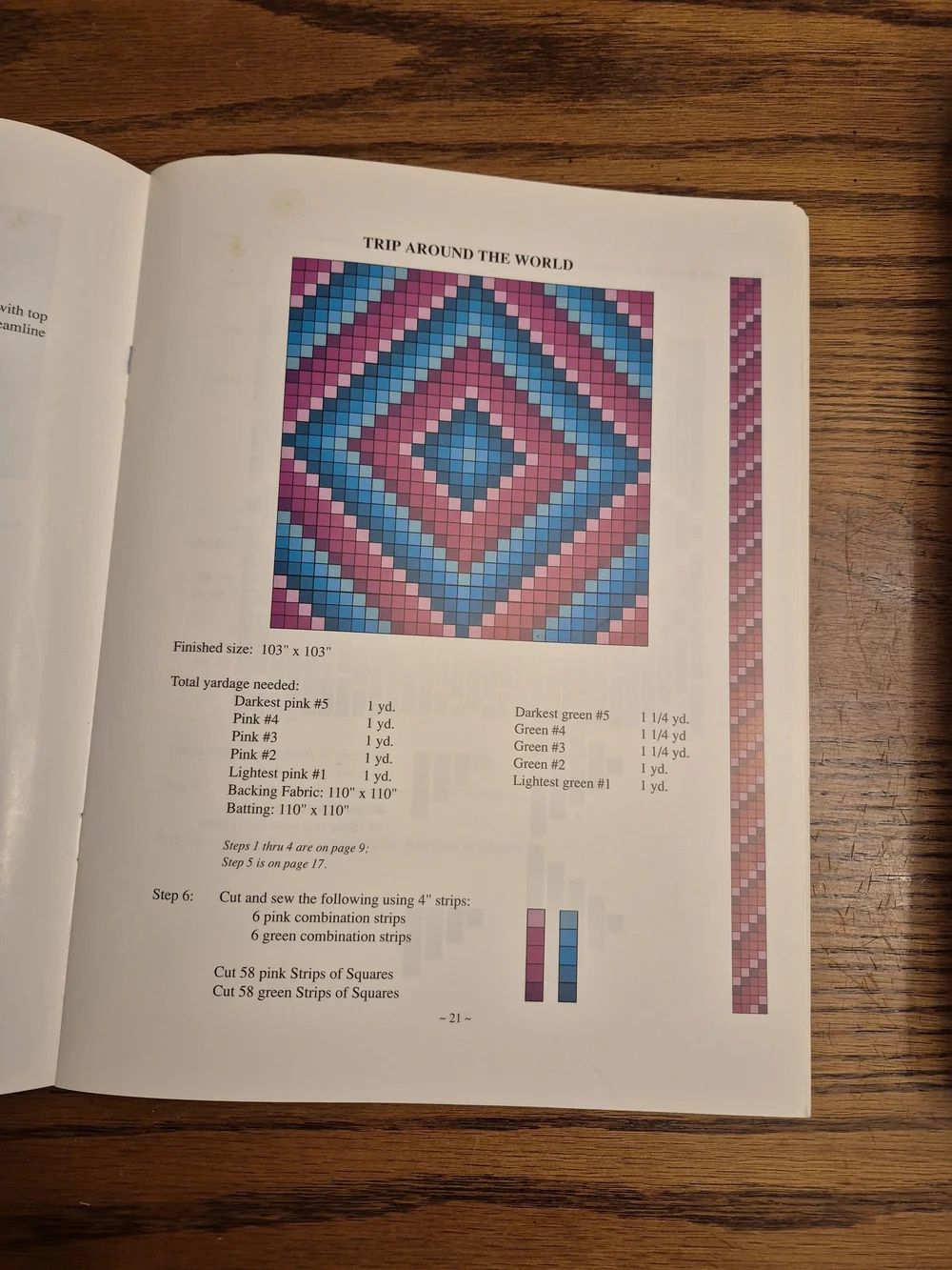 Strip Quilting Projects 10 Instructions Book by Kaye Wood Signed Patterns